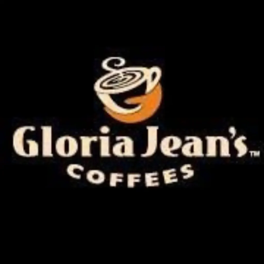 Gloria Jean's Coffees logo with a cup and swirling steam design, featured by South Islamabad Eats showcasing their diverse coffee menu.