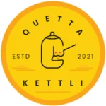 Quetta Kettli logo featuring a unique, playful design with the year 'ESTD 2021.' The logo represents a vibrant food destination in South Islamabad, offering delicious dishes and snacks. Featured on southislamabadeats.com."