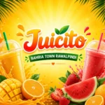 Juicito Bahria Town Rawalpindi thumbnail featuring colourful fresh juices smoothies and tropical fruits