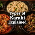 Types of karahi explained - tomato karahi, white karahi and bhuna gosht compared
