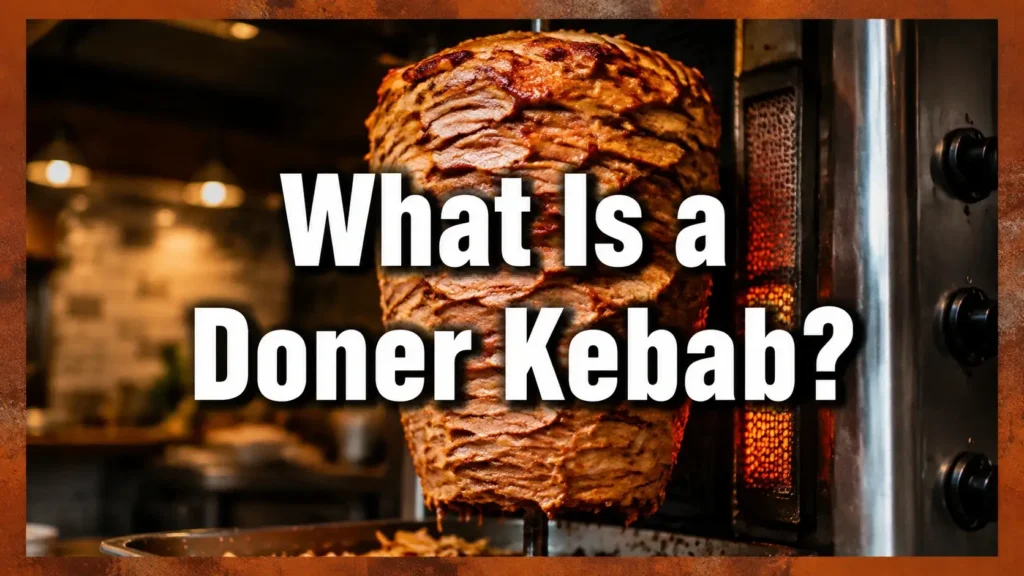 What is a doner kebab - traditional rotisserie meat explained